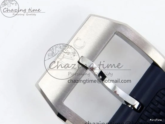 MIROTIME 0422 Casual Portuguese Chrono IW3716 Z+F 1:1 Best Edition White Dial on Blue Rubber Strap A 7016